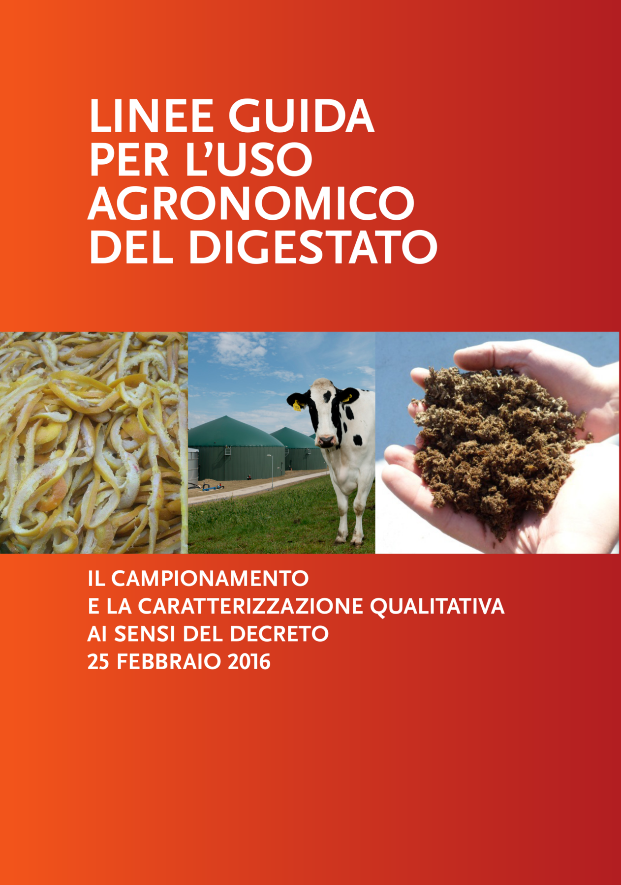 Linee guida per l’uso agronomico del digestato. Il campionamento e la caratterizzazione qualitativa ai sensi del decreto 25 febbraio 2016