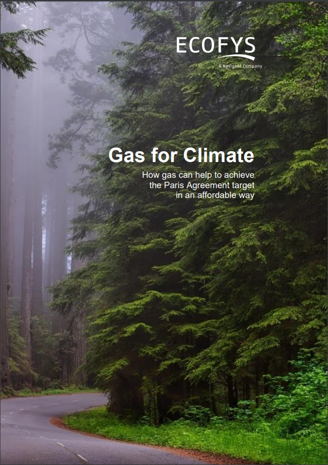 STUDIO ECOFYS – Gas for Climate: How gas can help to achieve the Paris Agreement target in an affordable way